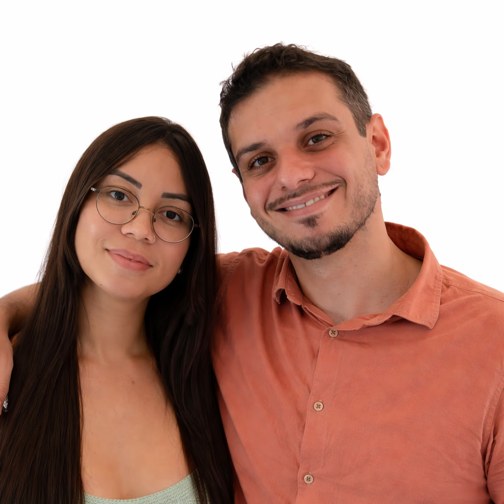 Leandro e Joice, fundadores da Bazo